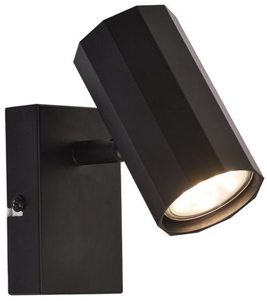 Nettlife Deckenstrahler 1 Flammig Schwarz Deckenstrahler Vintage Metall GU10 Schwenkbar 350°, Schwenkbar 350°, ohne Leuchtmittel, Schwenkbar 350° für Flur Küche Schlafzimmer Arbeitszimmer