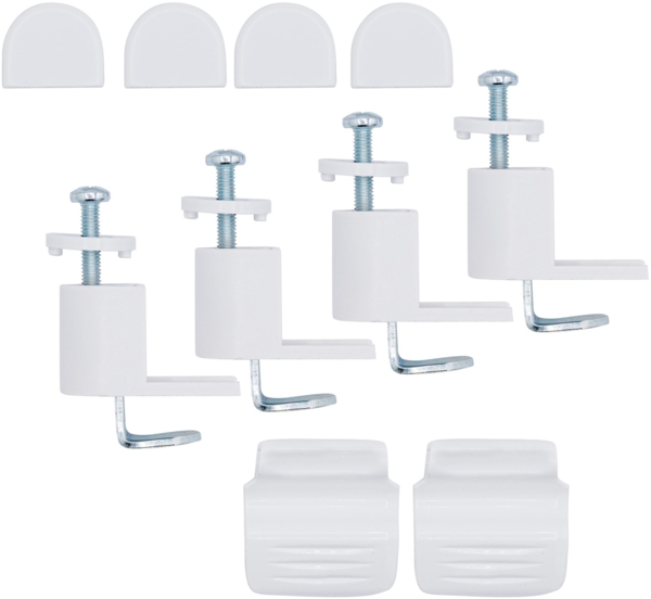 ondeco Plissee ohne Bohren mit Klemmträger, Sonnenschutz für Fenster innen, blickdicht, Faltrollo, Türkis, 50x130 cm Bild 5