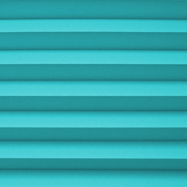 ondeco Plissee ohne Bohren mit Klemmträger, Sonnenschutz für Fenster innen, blickdicht, Faltrollo, Türkis, 50x130 cm Bild 2