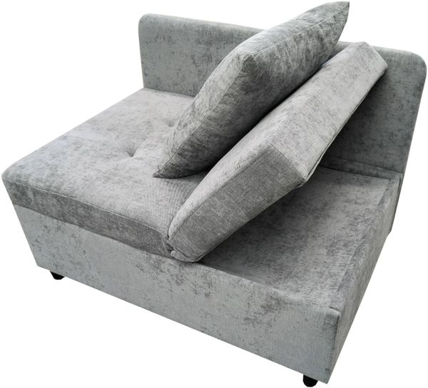 Merax Polsterbett Daybett Schlafsofa 3 in 1 Multifunktions-Schlafsofa, Leinenstoffsofa mit verstellbarer Rückenlehne, Liegesofa für kleine Räume, Grau Bild 9