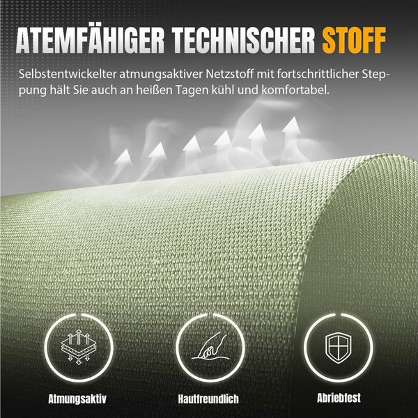 GTPLAYER Gaming-Stuhl Stoff, Racing Gamer Stuhl, Ergonomischer Gaming Sessel Gaming Chair, Schreibtischstuhl, Federsitzkissen mit Fußstütze