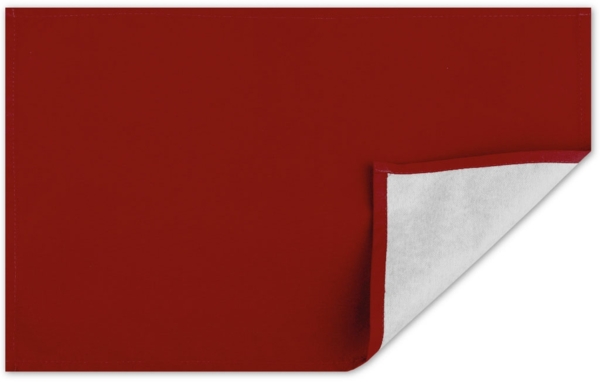 2er Set Tischsets Platzset Tischuntersetzer Platzdeckchen Tischdeko Tischmatte Essensunterlage Maße 30x45 cm, Farbe: rot - karminrot Bild 2