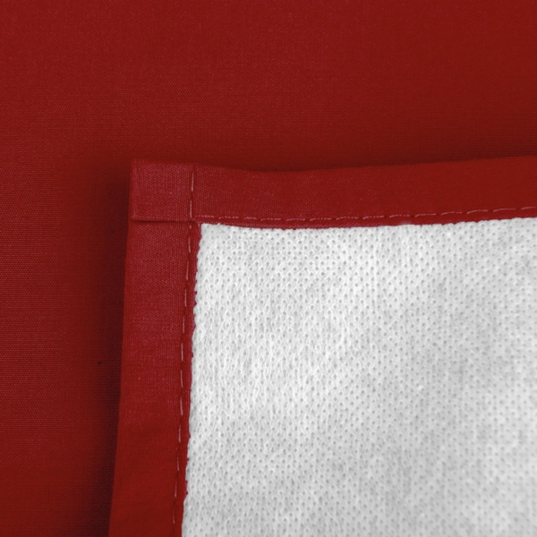 2er Set Tischsets Platzset Tischuntersetzer Platzdeckchen Tischdeko Tischmatte Essensunterlage Maße 30x45 cm, Farbe: rot - karminrot Bild 5