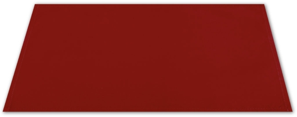 2er Set Tischsets Platzset Tischuntersetzer Platzdeckchen Tischdeko Tischmatte Essensunterlage Maße 30x45 cm, Farbe: rot - karminrot Bild 3