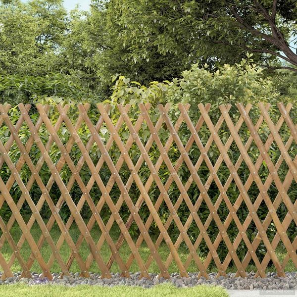 vidaXL Erweiterbares Spalierzaun 2 pcs Hellbraun 100x105 cm Bambus 42028067