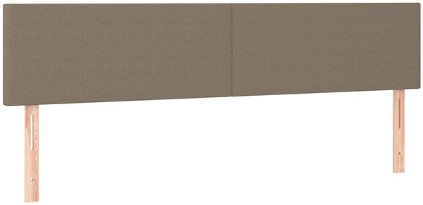 vidaXL Boxspringbett mit Matratze Taupe 180x200 cm Stoff 3140477 Bild 6