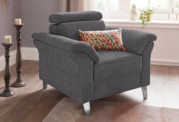 sit&more Sessel Arngast, inklusive Federkern und Kopfteilverstellung