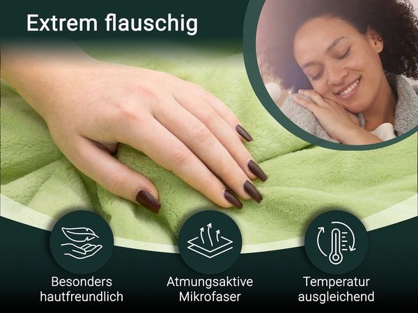 Wohndecke, ZOLLNER, superflauschig, in XXL Größe verfügbar, 150 x 200 cm, 100% Polyester, superflauschig, in XXL Größe verfügbar