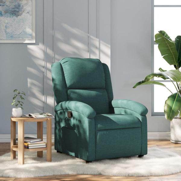 vidaXL Relaxsessel Dunkelgrün Stoff 371757