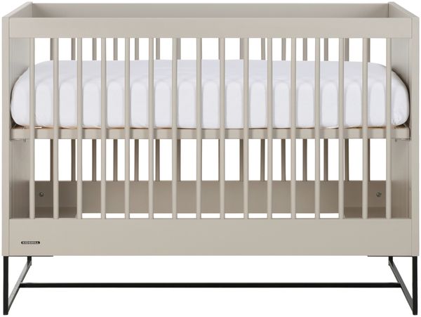 Kidsmill Intense II Babybett Matt Oatmeal - Schwar