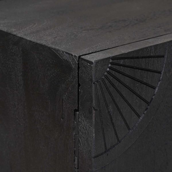 vidaXL Sideboard Schwarz 105 x 30 x 68 cm 42020081 Bild 6