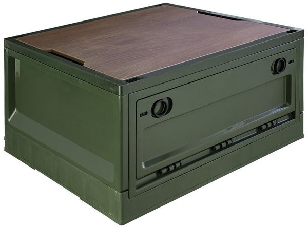 Trucky Faltbox Storage Box 35 L Camping Klappbox Klappkiste faltbar 47 x 35 x 24 cm Grün