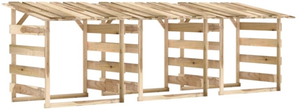 vidaXL Pergolen mit Dach 3 Stk. 100x90x100 cm Kiefernholz Imprägniert 3096645