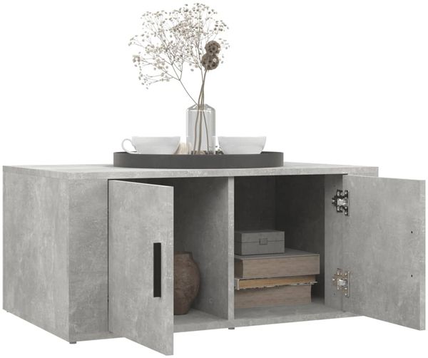 vidaXL Couchtisch Betongrau 80x50x36 cm Holzwerkstoff 816516 Bild 4