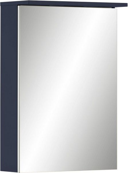 Schildmeyer Spiegelschrank Jesper, Holzwerkstoff, Nachtblau, 50,4 x 16 x 72,3 cm