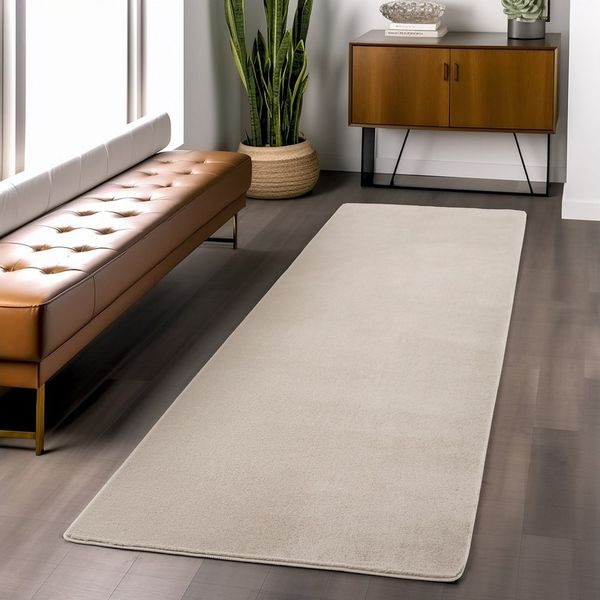 Ayyildiz Teppiche Teppich JOY 1400, auch als Läufer, rechteckig, Höhe: 11 mm, besonders weich, uni Kurzflor, Wohnzimmer, Kinderzimmer