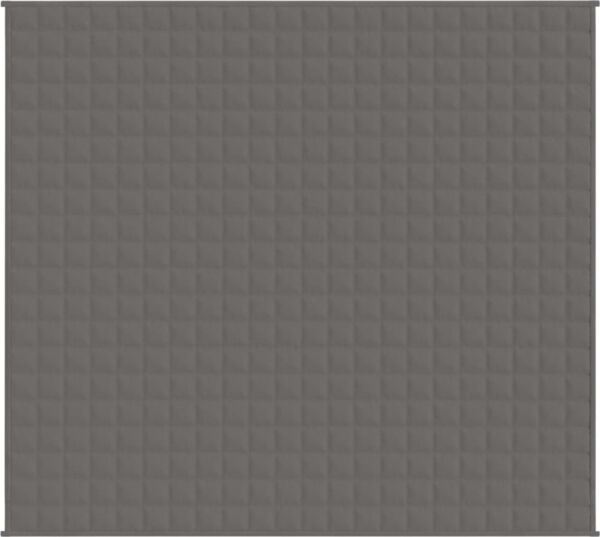 vidaXL Gewichtsdecke Stoff, 1 x Gewichtsdecke, Dunkelgrau, 200x230 cm, Stoff, 9 kg Bild 3