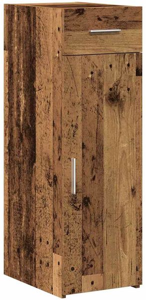 Sideboard, Kommode mit Schubladen Altholz 30 x 42,5 x 93 cm j2101p