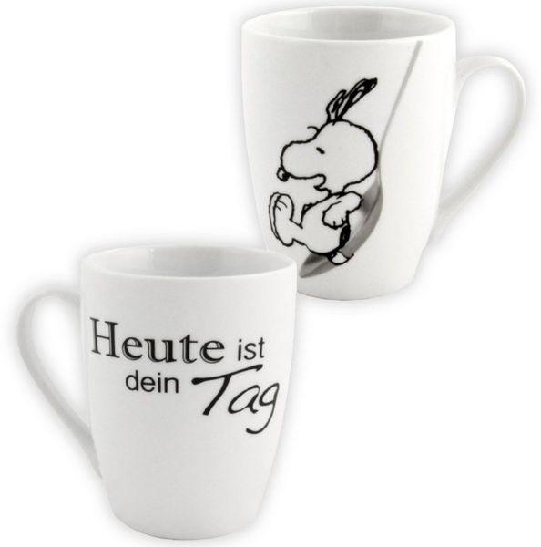 United Labels® Tasse Peanuts Snoopy - Heute ist dein Tag! - Mug, Keramik