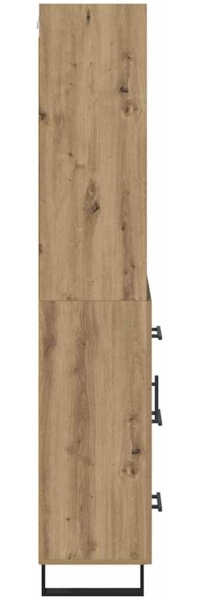 vidaXL Highboard mit Schubladen Artisan-Eiche 69,5 x 34 x 180 cm 3415988 Bild 8
