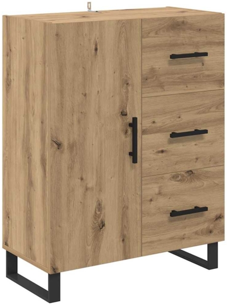 vidaXL Highboard mit Schubladen Artisan-Eiche 69,5 x 34 x 180 cm 3415988 Bild 5