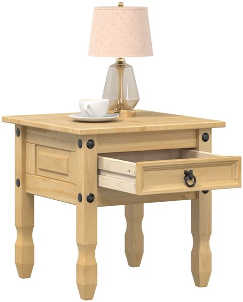 Couchtisch, Beistelltisch Corona 50x50x50 cm Massivholz Kiefer