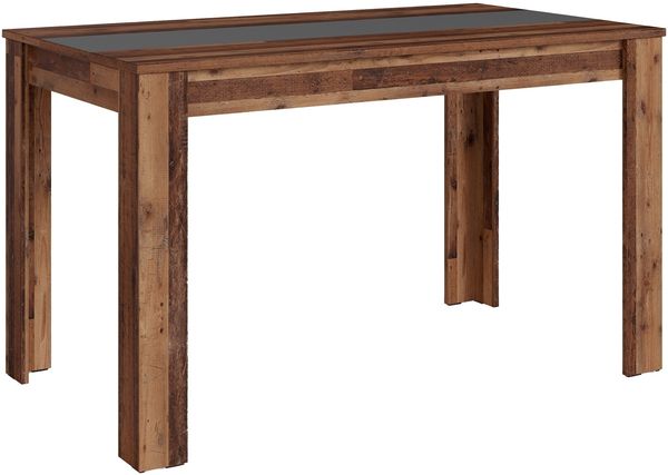 Tisch >NORI< in Old-Wood-Optik/Anthrazit 140 x 75 x 80 cm (BxHxT)