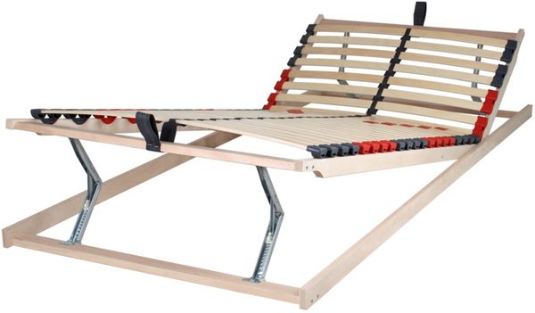 Inter 7 Zonen Lattenrost Lattenrahmen Max 140x200 cm KF Kopf- und Fußteil verstellbar