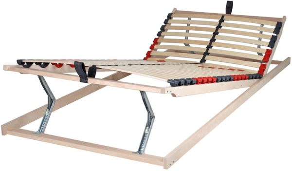 Inter 7 Zonen Lattenrost Lattenrahmen Max 140x200 cm KF Kopf- und Fußteil verstellbar