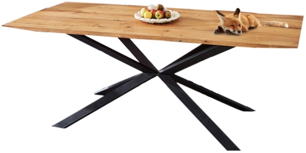 KAWOLA Esstisch YOSHA, Eiche massiv 220x95 cm