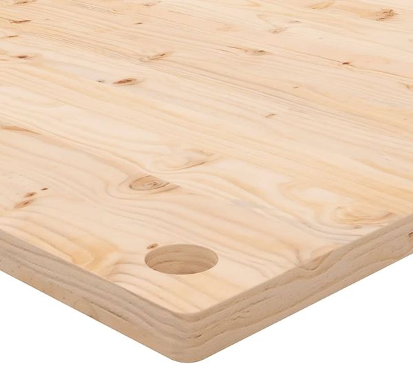 vidaXL Schreibtischplatte 110x55x2,5 cm Massivholz Kiefer 824460 Bild 5