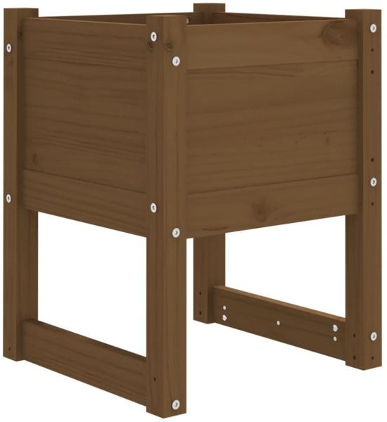 vidaXL Pflanzkübel Honigbraun 40x40x52,5 cm Massivholz Kiefer 822113