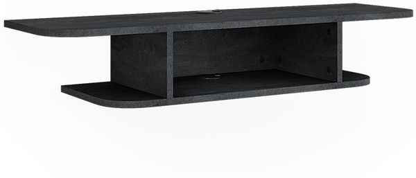 Tv-Schrank Lorio Schwarz Beton 105 x 18.2 cm offene Fächer Vicco