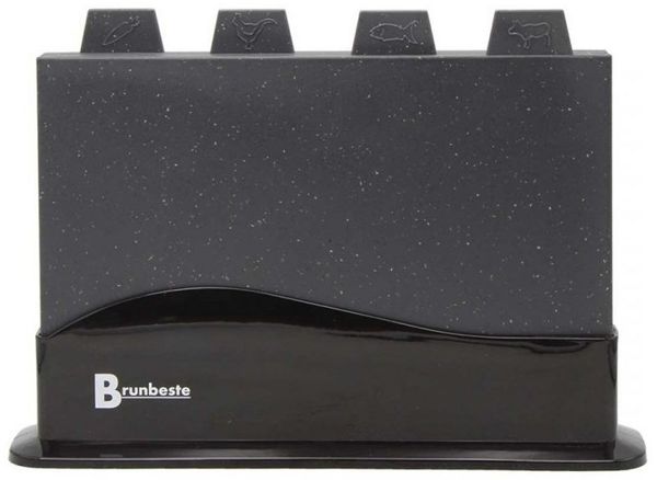 Brunbeste Brunbeste Set mit 4 Küchenbrettern im Ständer 66105