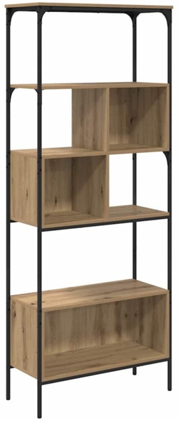 vidaXL Bücherregal Artisan-Eiche 76 x 33 x 188,5 cm Holzwerkstoff 882987