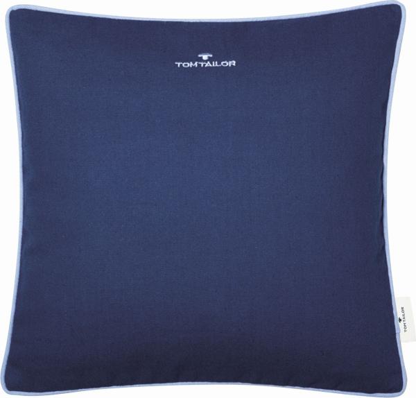 Tom Tailor Zierkissenhülle Dove Signature navy 40x40cm