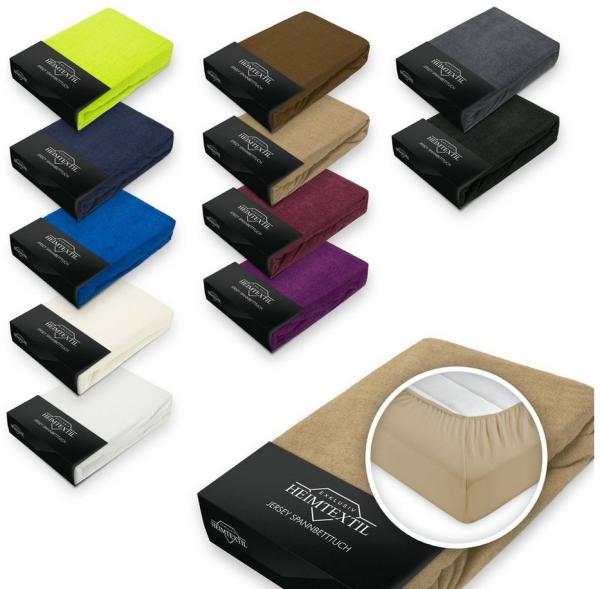 Frottee Spannbettlaken Premium Marke 60 - 70 x 140 cm Gelb