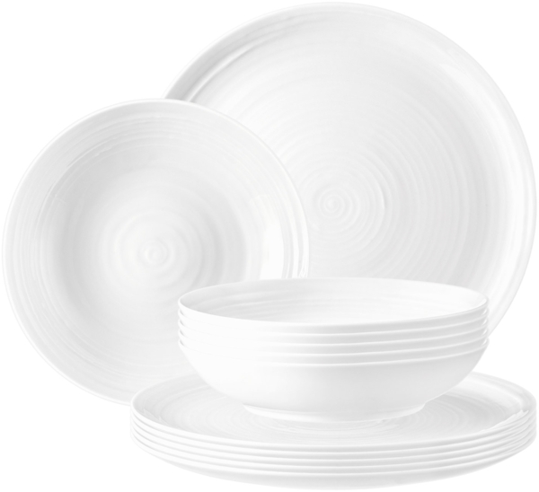 Seltmann Weiden Terra Tafelservice 12-teilig weiß