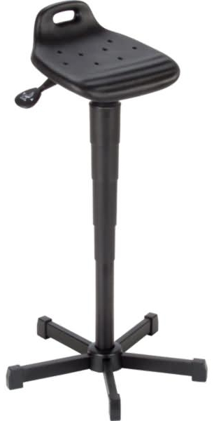 Stehhilfe PU-Schaum Sitz-H. 610-880mm STA schwarz Tragegriff MEY ""