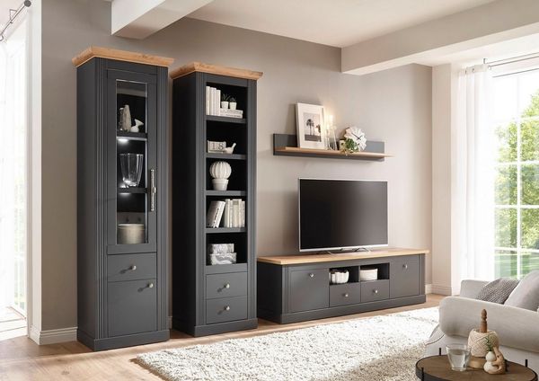 Home affaire Wohnwand Westminster, (Set, 4-St), im romantischen Landhausstil, exclusiv by Otto