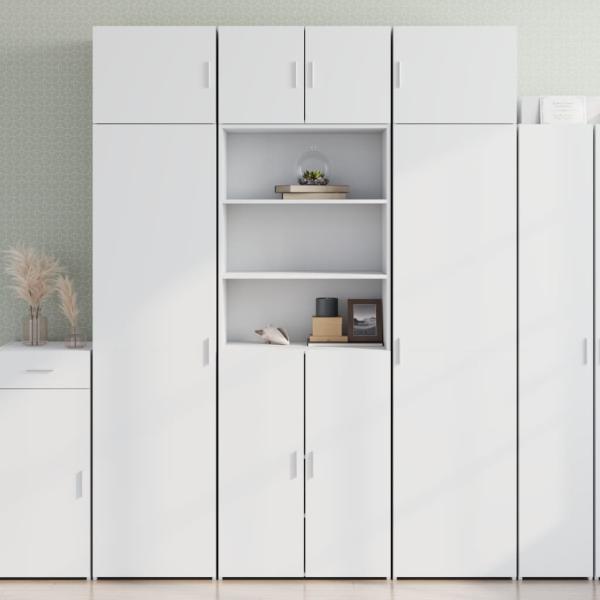 vidaXL Highboard Weiß 70x42,5x185 cm Holzwerkstoff 3281371