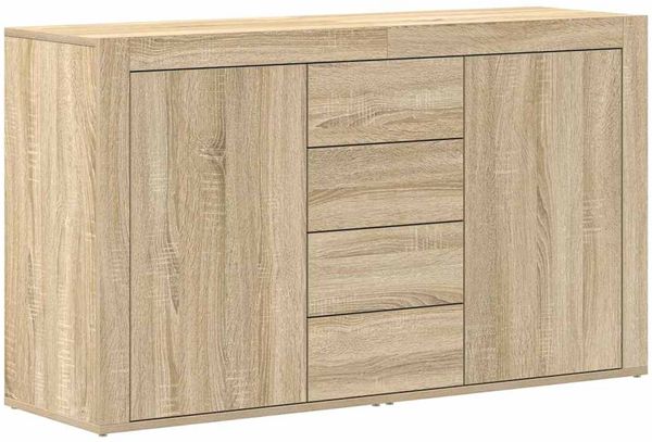 Sideboard, Kommode Sonoma-Eiche 120 x 36 x 69 cm Holzwerkstoff