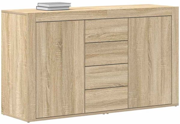 Sideboard, Kommode Sonoma-Eiche 120 x 36 x 69 cm Holzwerkstoff Bild 3