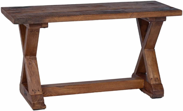 vidaXL Bank Natur 85 x 35 x 45 cm Massivholz Altholz 42012400