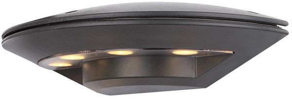 LED ALU Wand Down Strahler, Breite 24,5 cm MILLENNIUM