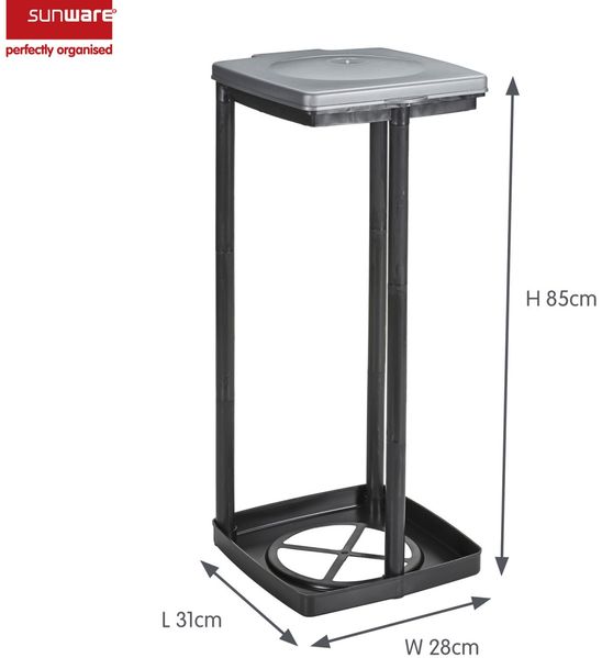 Müllsackhalter Quadra 120 l Müllsackständer Abfalltrenner Müllbeutelhalter Bild 4