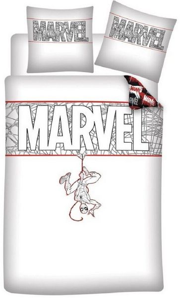 Spiderman Bettwäsche aus BIO Baumwolle – 140x200 cm Bettbezug und 65x65 cm Kissenbezug