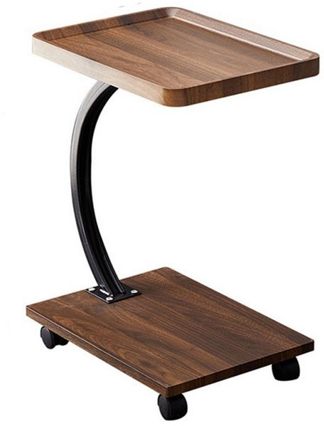 GarveeMore Beistelltisch C-förmiger Endtisch Kleiner Beistelltisch für Couch Sofa Tisch