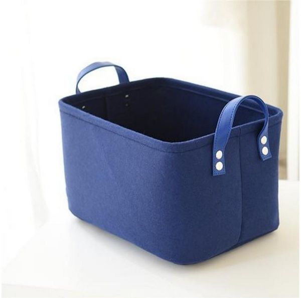 JOYOLEDER Dekokorb Aufbewahrungskorb Filzkörbchen mit Griffen (Filztasche Shopper Organizer, 1 St)