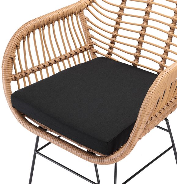 CASARIA® Korbsessel Gartenstühle 4er Set Bali Polyrattan Bild 6